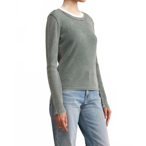 NEW Z SUPPLY arlet mini thermal top in hunter green - Picture 5 of 7